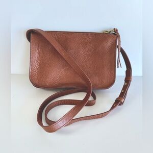 Madewell Brown Leather Crossbody Bag